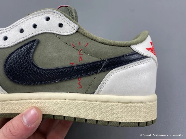 Official Maikesneakers 1 LOW DM7866-200 X JORDAN MEDIUM OG SCOTT TRAVIS OLIVE AIR 0716